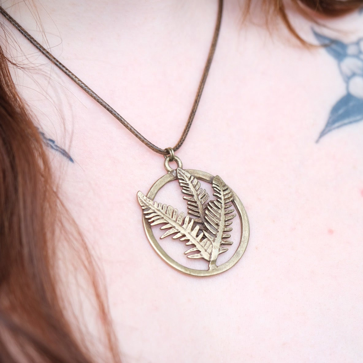 Fern Circle Necklace