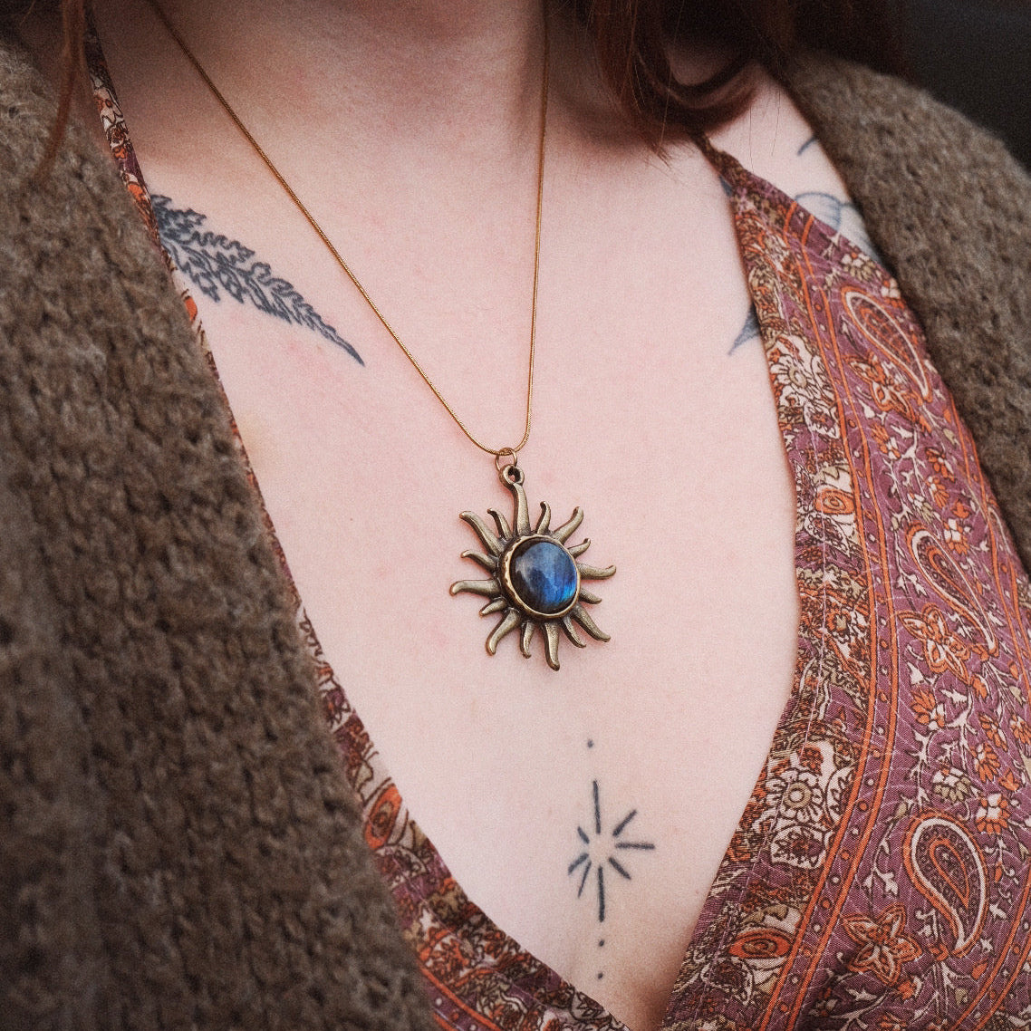 Labradorite Full Sun Necklace