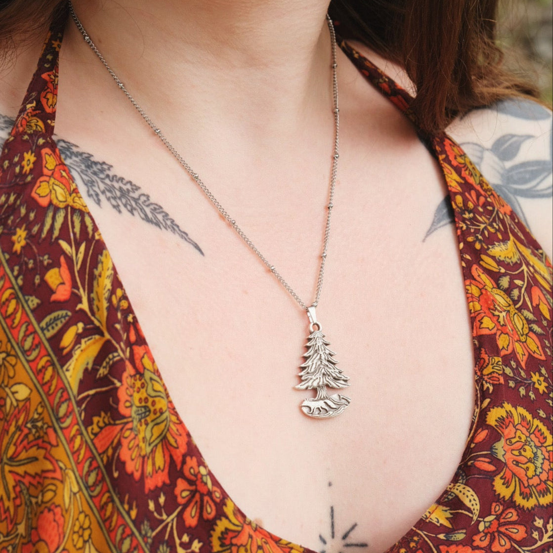 Fox Pendant Necklace