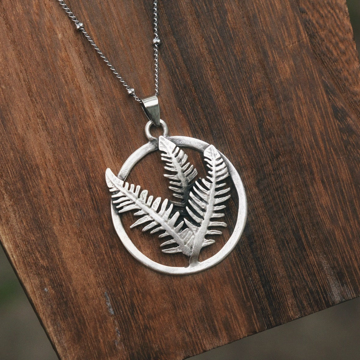 Fern Circle Necklace
