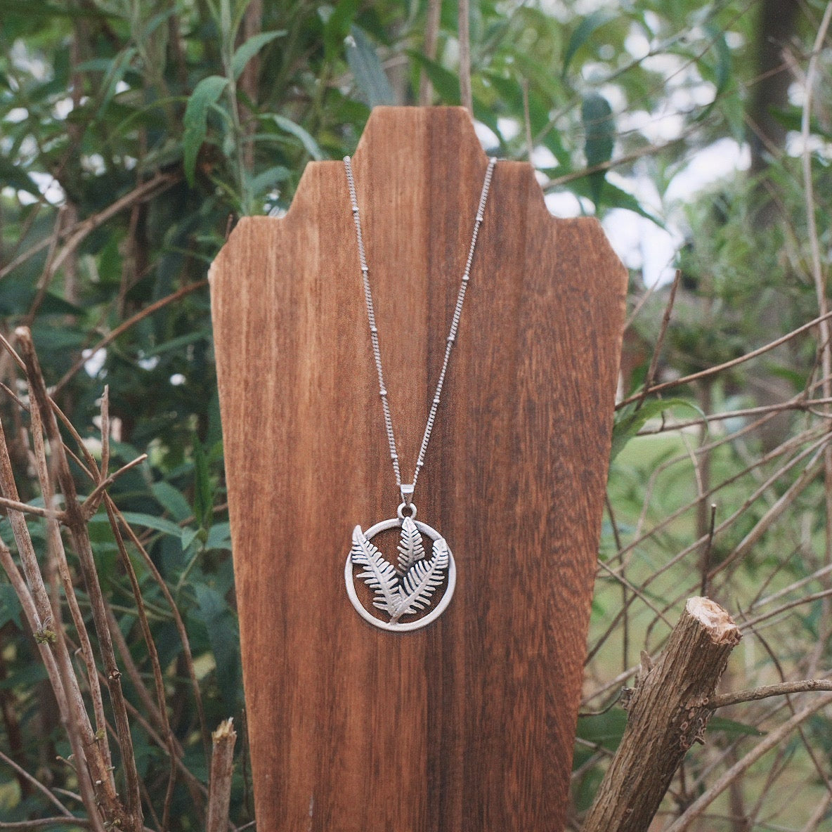 Fern Circle Necklace