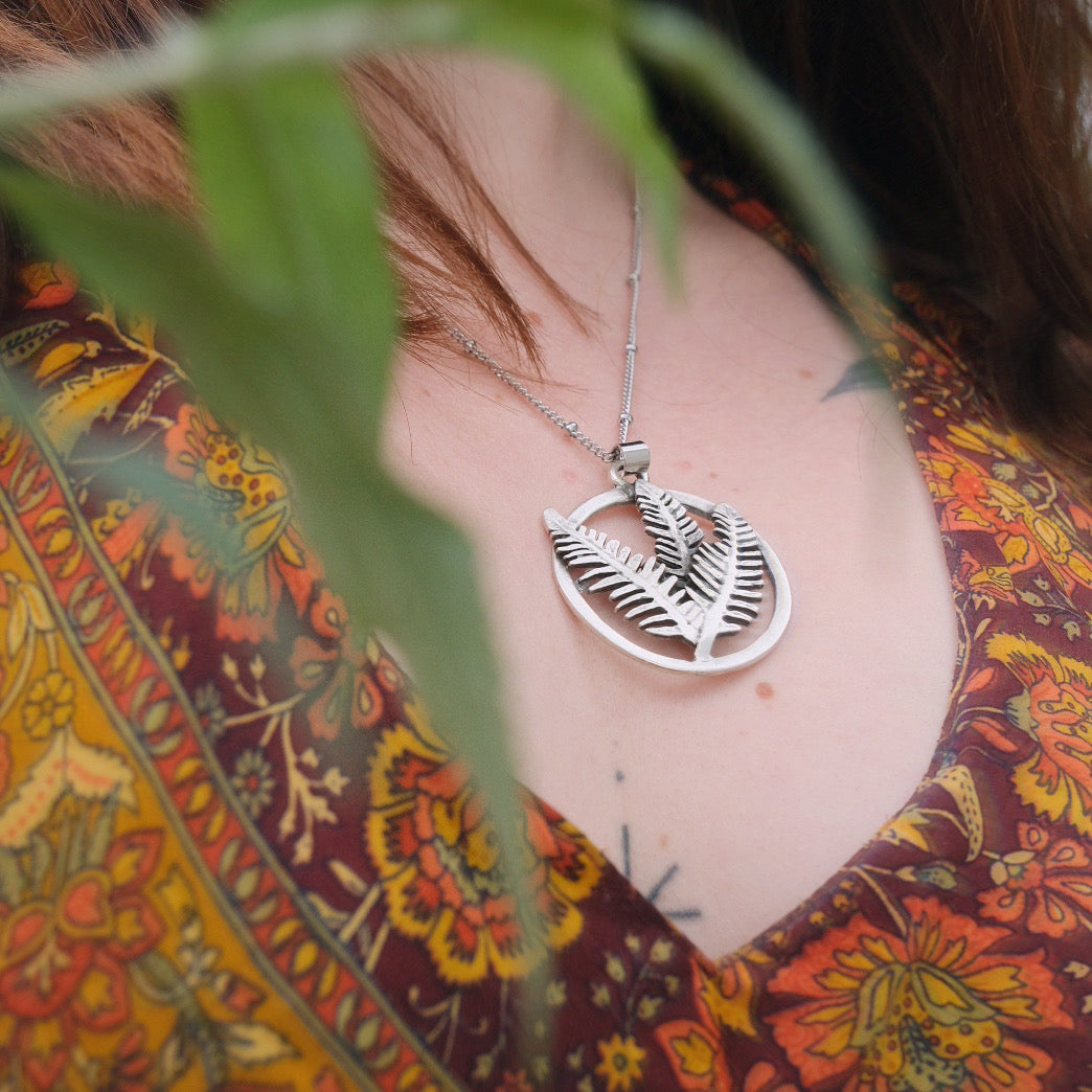 Fern Circle Necklace
