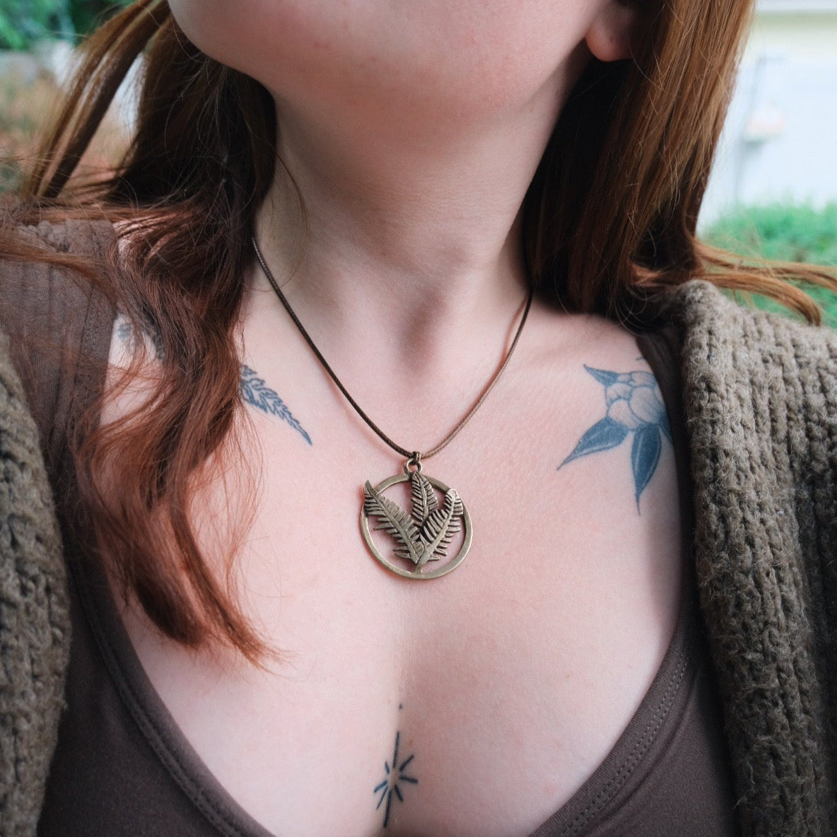Fern Circle Necklace