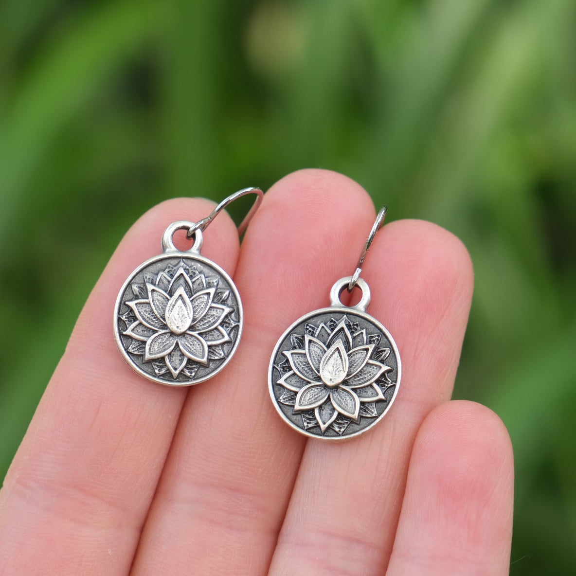 Lotus Earrings