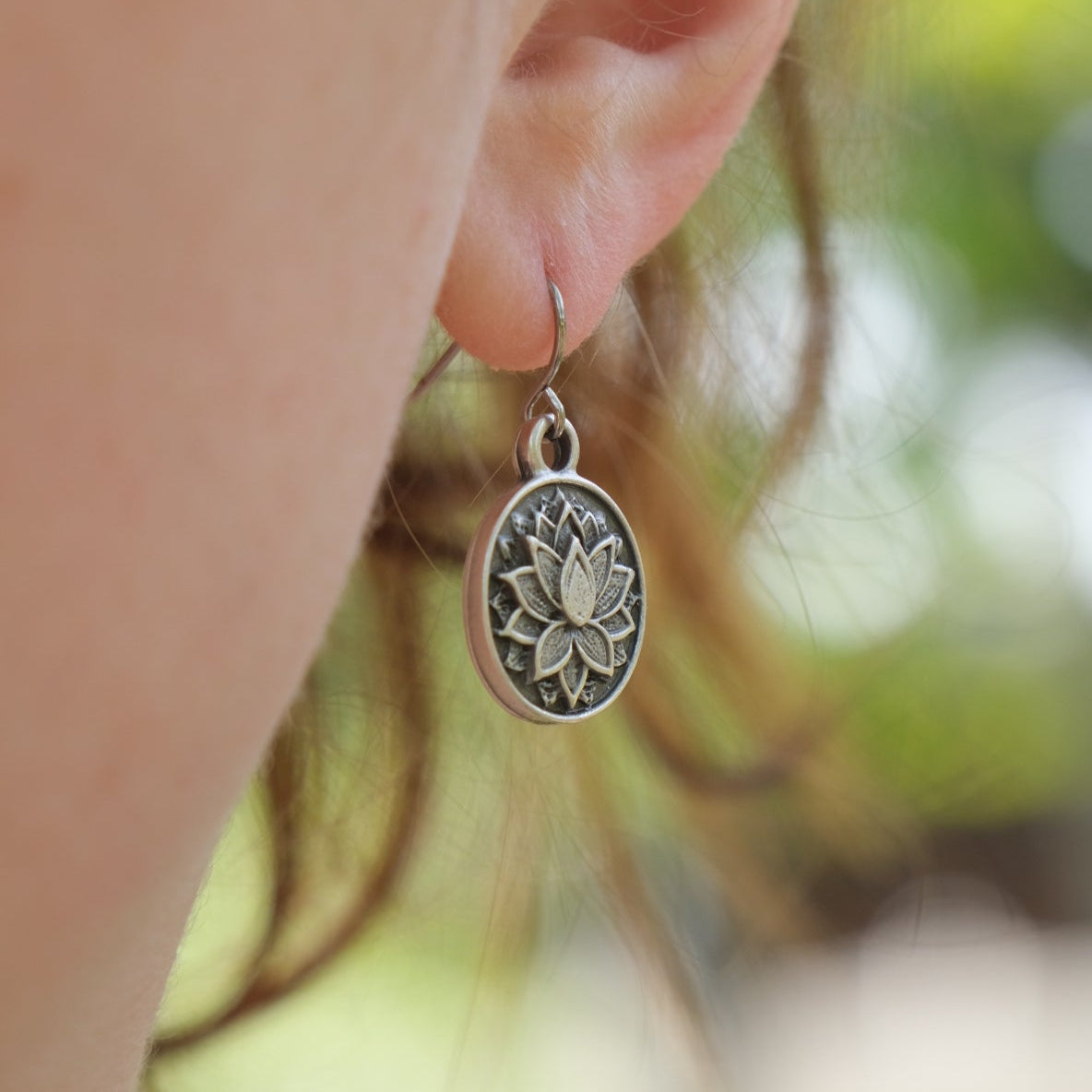 Lotus Earrings