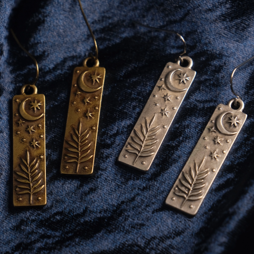 Celestial Plant Earrings
