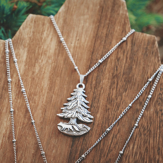 Fox Pendant Necklace