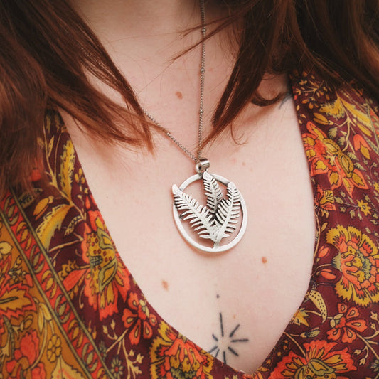 Fern Circle Necklace